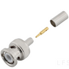 BNC Connector Male Straight Crimping For RG223 Cable
