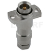 BMA Jack Connector 2-Hole Flange Solder For Micro-coax UFA210A , SUCOFLEX126 Cable,Stainless Steel 316L Body
