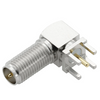 RP-SMA Jack Connector Right Angle For PCB Through Hole - Nickel Plating