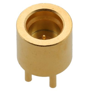 SMP Male PCB Right Angle Surface Mount Thru-Hole