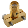 SMA Female Solderless Compression PCB Edge Launch Connector