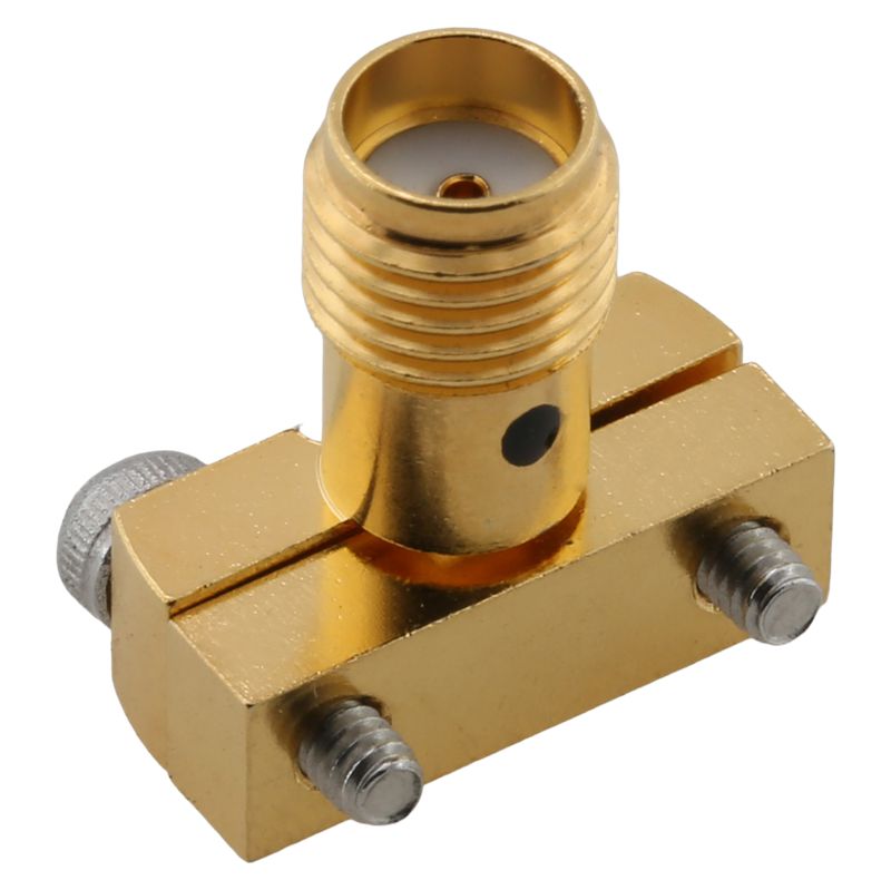 SMA Female Solderless Compression PCB Edge Launch Connector