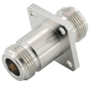 N Jack To Jack Straight Flange Mount Brass Body Adapter 