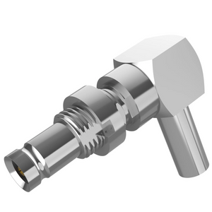 1.0/2.3 Connector Jack Right Angle Crimping For 1.6 Coaxial Cable