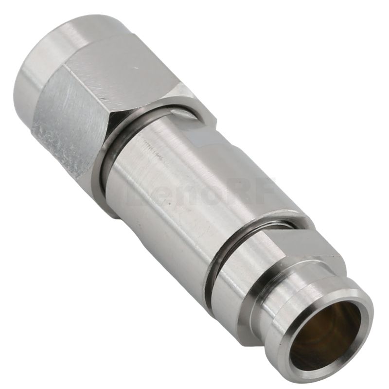 SMA Male Straight Soldering Gold Plated For MICRO-COAX UFA147A Precision Stainless Steel Body