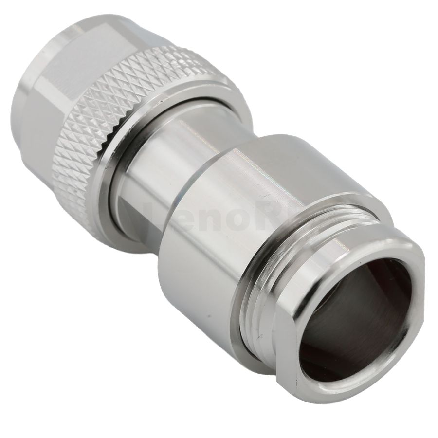 N Connectors Plug Clamping Straight For LMR500 Coaxial Cable