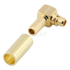 MMCX Connector Male Right Angle Crimp For RG316 Cable,Gold Plated