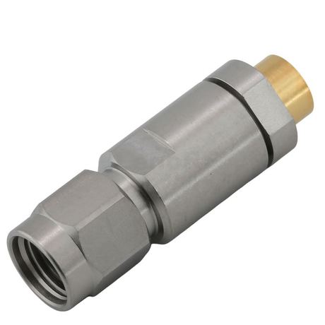 SMA Male Connector Straight For Micro-coax UFB205A Cable,Stainless Steel Body
