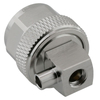 Type-N Male Connector Right Angle Soldering For .141 Cable 