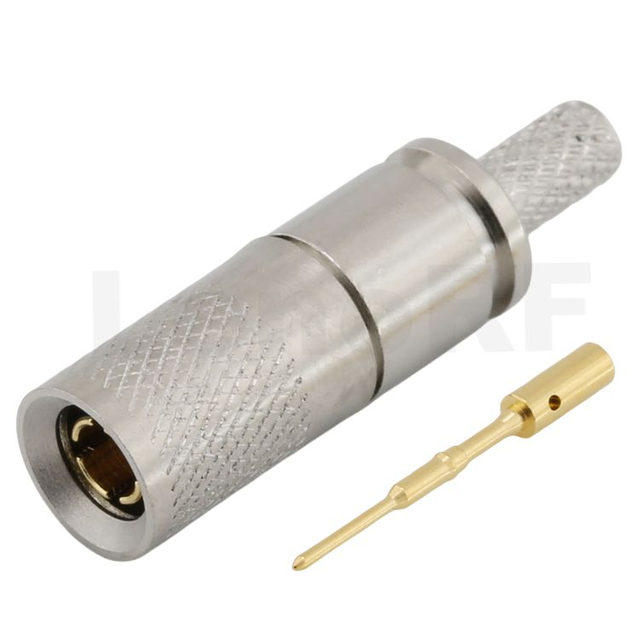 1.0/2.3 Connectors Male Straight Crimping For ST212 Cable