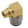 SMA Female Soldering Right Angle Stainless Steel Nut Passivated for RG402,141 Cable 