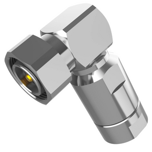 4.3/10 RF Connector Male Right Angle Clamping For 1/2'' Flexible Cable