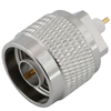N Connectors Plug 4 Hole Flange Straight For Microstrip,Rear Flange Mount