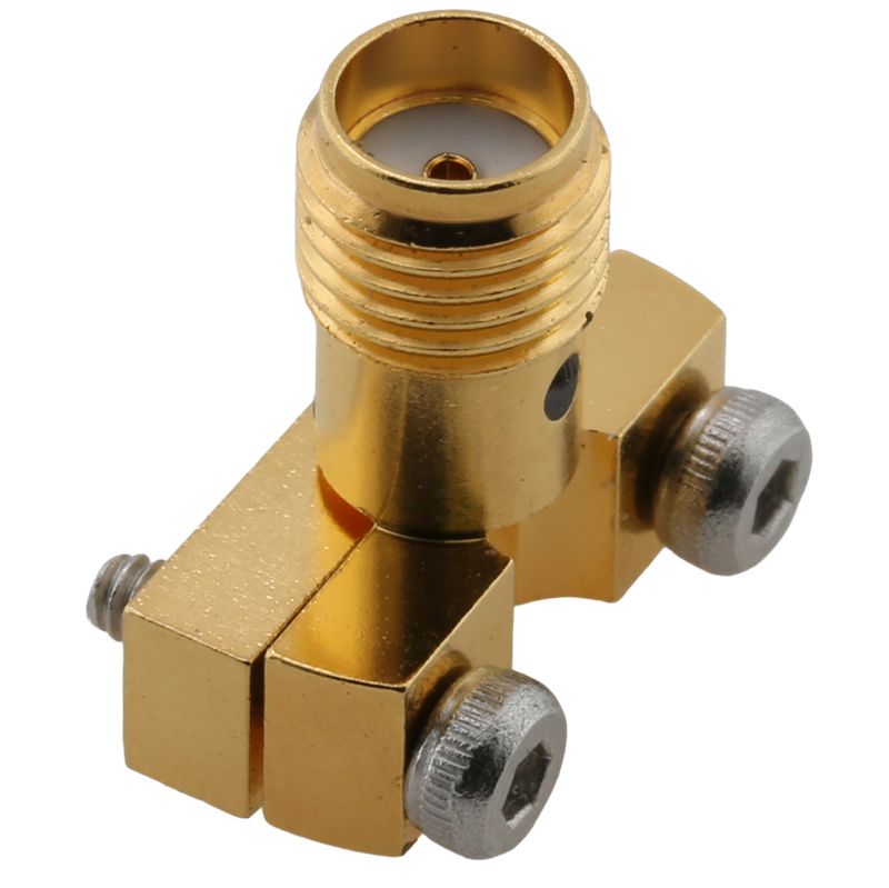 SMA Female Solderless Compression PCB Edge Launch Connector
