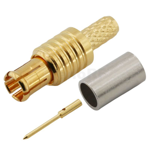 MCX Connector Plug Crimp Straight For RG179 Cable, 75 OHMS 