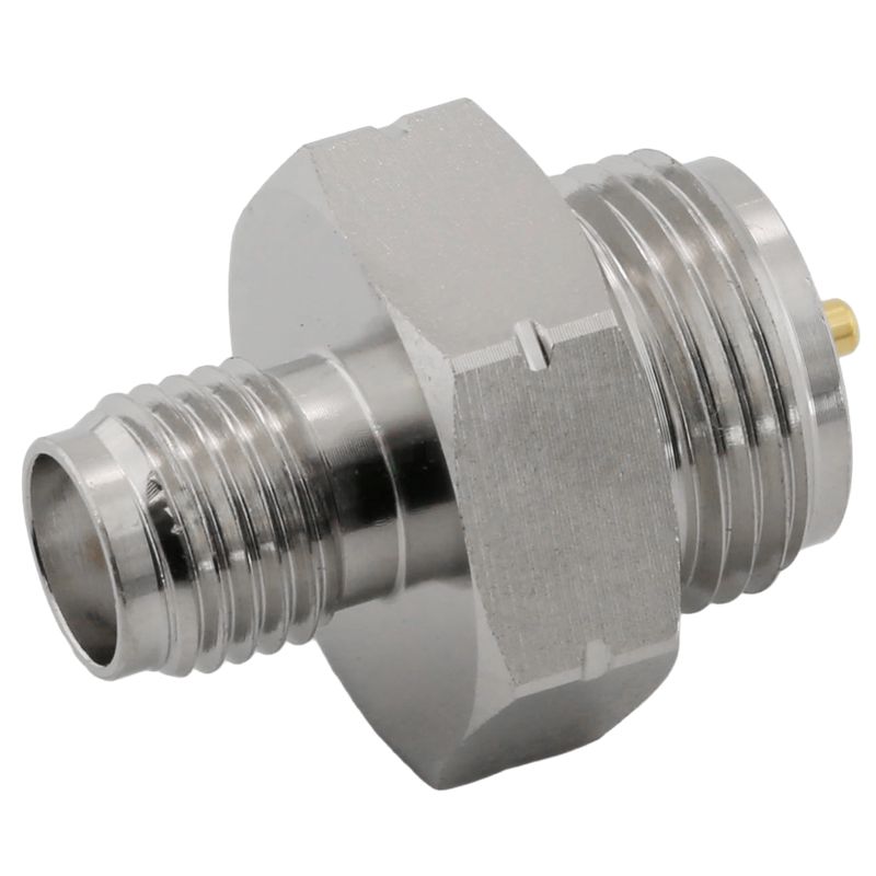 SMA Connector Female Bulkhead Rear Mount Straight For Microstrip,Nikel Plating Body