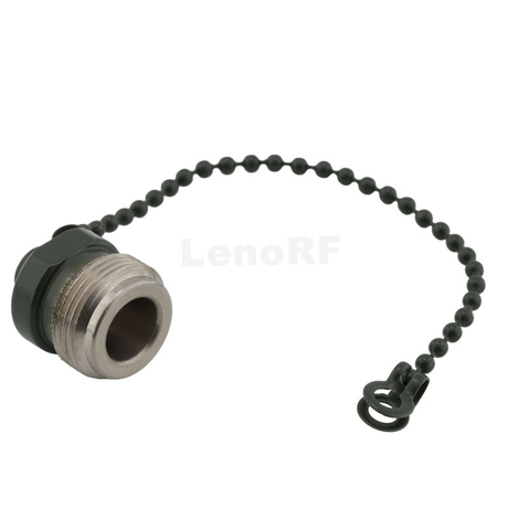 Type-N Female Dust Cap,Green Powder Painting,Stainless Steel Body