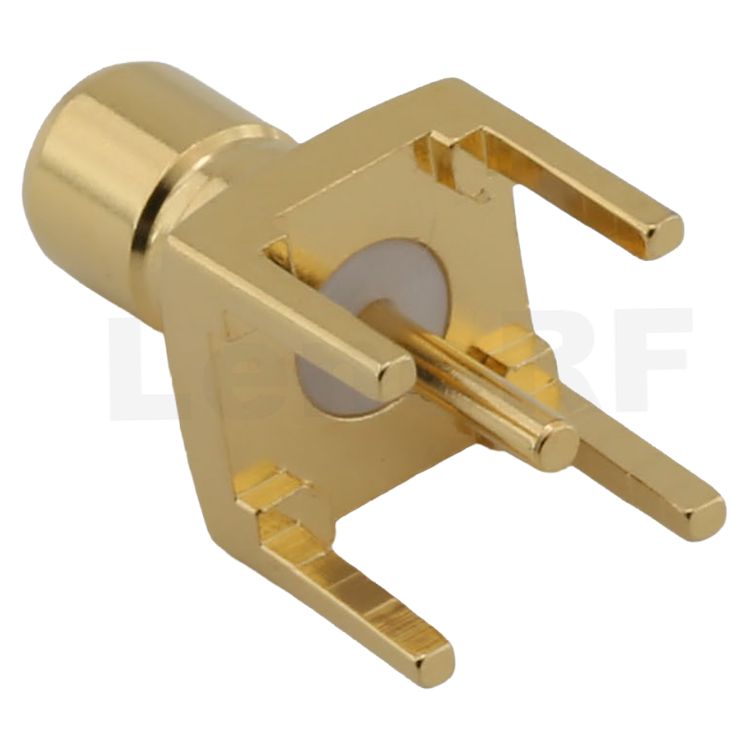 SMB Connector Plug Straight Soldering For PCB 