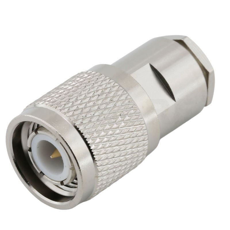 TNC Connector Plug Clamp Straight For Dia.2.6 Coaxial Cable