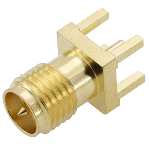 RP-SMA Jack Connector Straight Bulkhead Through Hole For PCB 