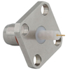 BMA Plug Connector Right Angle Solder 4-hole Flange For Microstrip