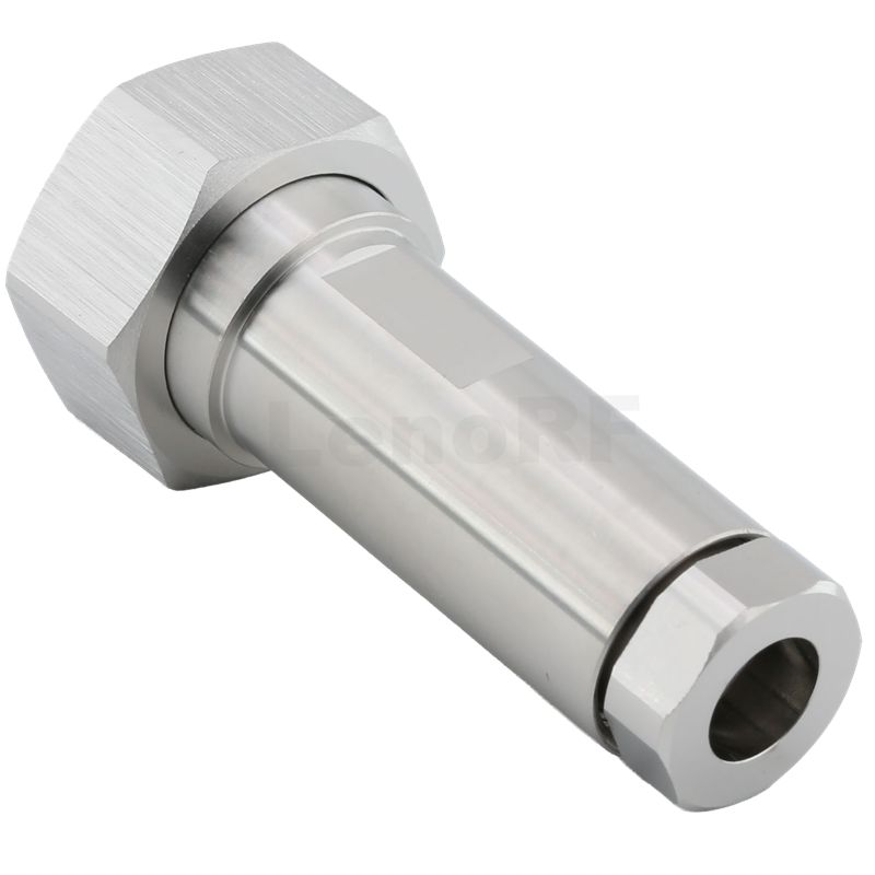 4.3/10 Connector Plug Clamping Straight For 1/4" Super Flexible Cable