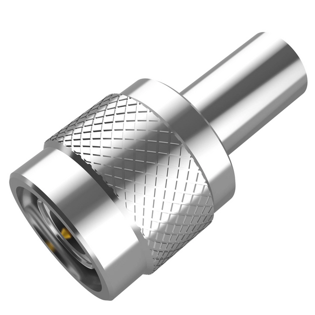 TNC Connector Male Solder Straight For RG402 Cable