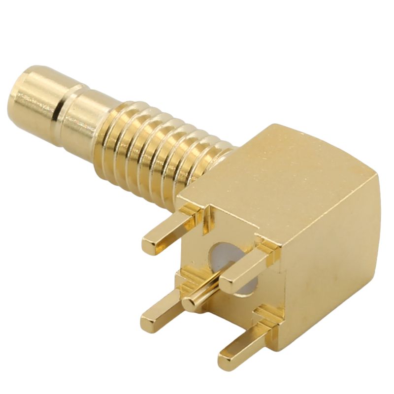 SMB Connector Jack Builhead Right Angel For PCB Through Hole